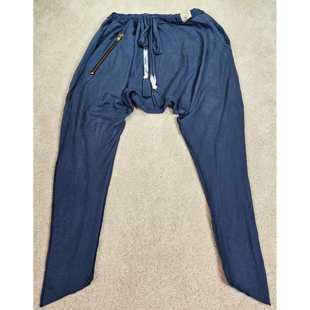 One Golden Thread Harem Pants Unisex One Size Avant-garde Lagenlook Lounge Boho